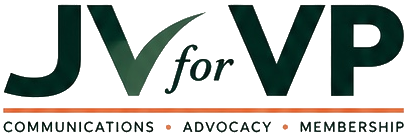 JV for VP — Communications • Advocacy • Membership